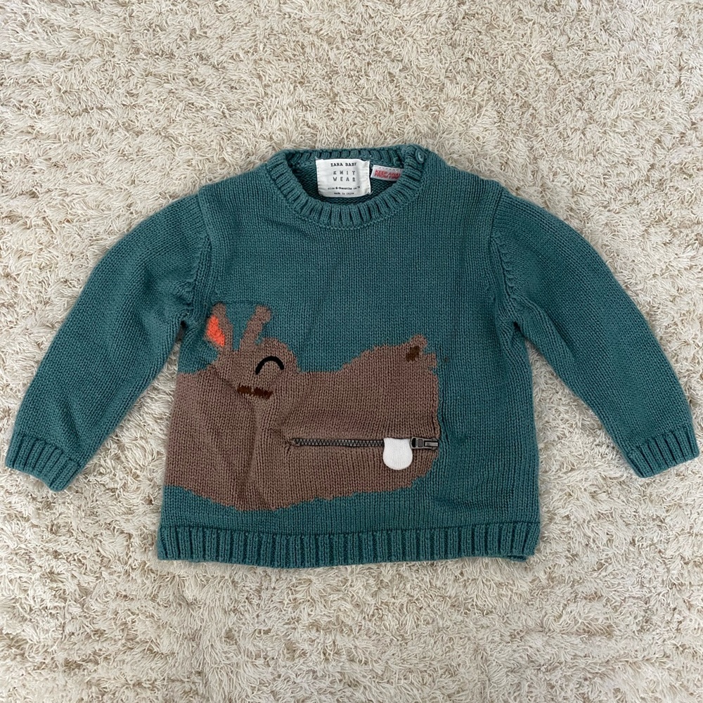 Zara baby knit sweater